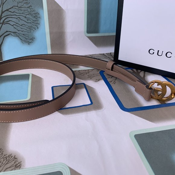 Leather belt with Double buckle main image 4